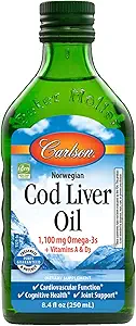 Carlson Norveç Cod Liver Oil Natural, 250 ml