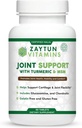 Zaytun Halal κοινή υποστήριξη με Turmeric + Glucosamine, προωθεί την κοινή υγεία, ευελιξία και υποστηρίζει την κινητικότητα, προμήθεια 1 μήνα, χωρίς γλουτένη, χωρίς ζελατίνη, που παρασκευάζονται στις ΗΠΑ - halal βιταμίνες