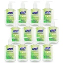 PURELL Advanced Hand Sanitizer Naturals with Plant Based Alcohol, Citrus Scent, 8 fl oz Pump Bottle (Pack of 12) - 9626-12-CMR