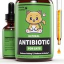 Kediler için Winnie & Lottie Natural Antibiyotikler | Cat Antibiyotikler | Cat Antibiyotik | Pet Antibiyotikler | Cat Immune Support | Antibiyotik for Cats | Cat Multivitamin | Cat UTI Antibiyotiks | 1 fl oz