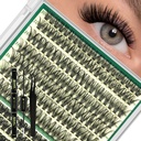KEYYOU Lash Clusters Kit 60D80D Wispy Voluminous Look for Date or Wedding | 280pcs Super Soft 10-18MIX Includes Bond&Seal and Applicator Fluffy Volume with Comfy Hold for Any Special Occasion