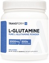 TransformHQ L-Glutamine σκόνη, 500G, 100 σέρβις - Χωρίς γλουτένη, μη ΓΤΟ