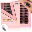 One V Salon 154 Pc DIY Luxe Eyelash Cluster Glam Volume,Fluffy 3D Individual Natural Lash Eyelash Clusters,10-18mm Soft Lashes