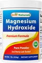 Best Naturals Μαγνήσιο Hydroxide σκόνη - 380mg Στοιχειακού Μαγνήσιου ανά σερβιρίσματος - 454 Σερβίρει ανά κοντέινερ - 1 λίρα