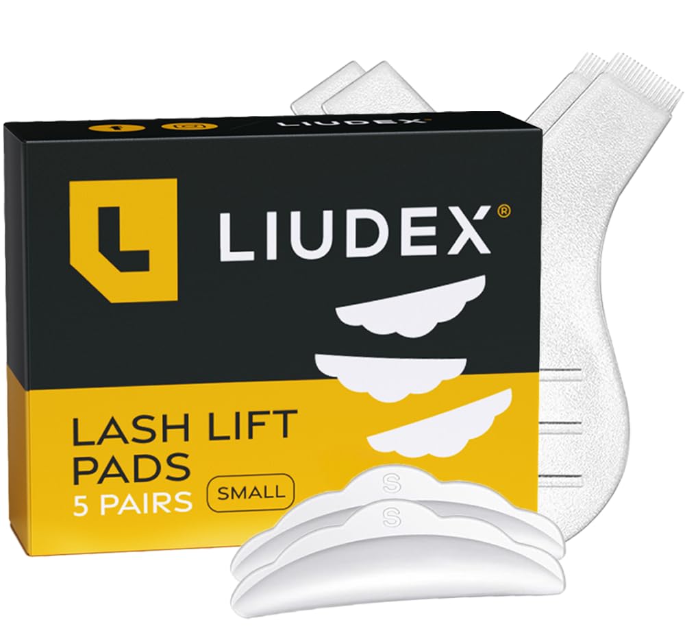 Silicone Lash Lift Shields – 5 Pairs (Small) | Reusable Eyelash Perm Rods for Professional & Home Lash Lifting