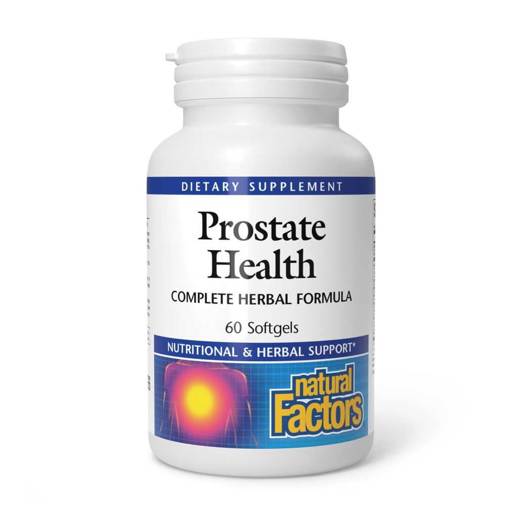 Doğal Faktörler, Prostate Health Formula, Herbal Support for a Health Prostate with Saw Palmetto and Turmeric, 60 softgel (60 hizmet)