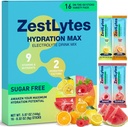 Salty Meyve Flavor Toz Paketleri, Elektrolyte Toz Isınma Mix, Sıvı Her Gün IV Soğutma Mix for Rehidrasyon Max | Sugar Free | 9 Vitamins & Nutrients | 2 Hydration Factors | 16 Sticks