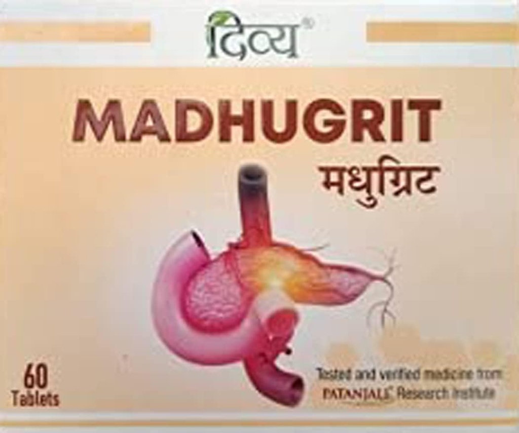 Patanjali Divya Madhugrit 60 Tablet - 1 Paket
