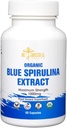 Blue Spirulina Capsules - Organik - 1000 mg - 60 Capsules