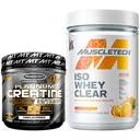 KasTech Kretine + Whey proteini Isolate Sche Platinum Tinatine Iso Whey Clear, Orange