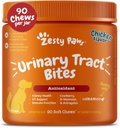 Köpekler için Zesty Paws Cranberry Supplement - Köpekler için Bladder Kontrol - Urinary Tract Desteği - Cranberry Chews - Immune & Gut Desteği - Tavuk - 90 Kont