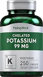 Piping Rock Chelated P properties Supplement 99mg | 250 Caplets | Pyum Gluconate | Vegetarian, Non-GMO, Gluten Free