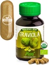 Vees Graviola Capsules - Vitamin C & Fiber - Immune System Stimulator - Sağlıklı Hücre Fonksiyonlu - Vegan, GMO, Gluten-free, Fairtrade sertifikalı - 100 Soursop Pills (400 mg)
