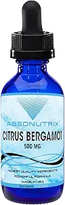 Absonutrix Citrus Bergamothopper 500 mg, 4 Fl Oz Şişe, 200 Potent Servisler, Easy-to-Consume Liquid Drops, Quick Aborps, Gluten-Free, Third-Party Tested, GMP-Cerrec, Non-GMO, USA