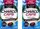 Anti-Gas – Daha hızlı bir şekilde aktif Charcoal Detoxing Formula, Doğal Türlü, Gaz, Bloating ve Flatulence, 36 Capsules, 260 mg Every (Pack of 2)
