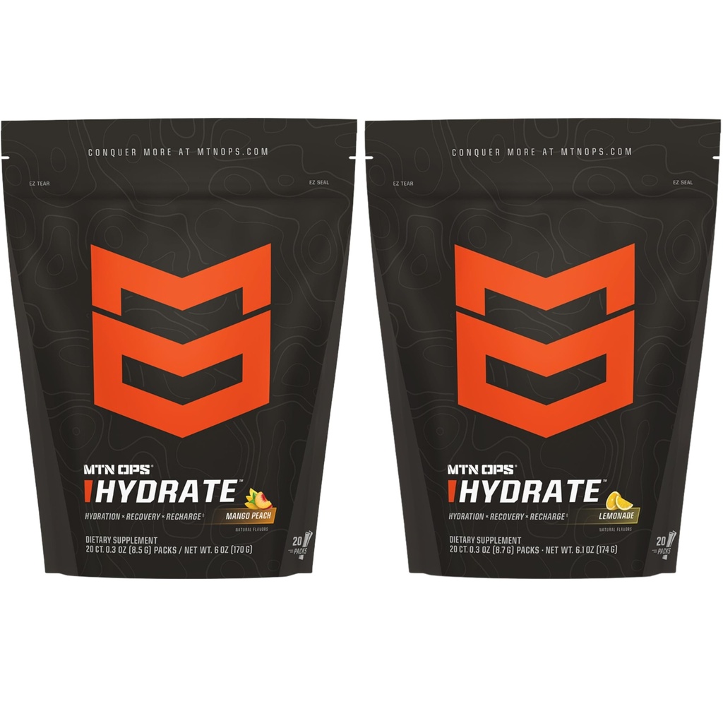 MTN OPS Hydrate Lemonade + Mango Peach Bundle