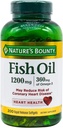 Nature's Bounty Fish Oil, Supports Heart Health, 1200 Mg, Hızlı Yayın Softgels, 200 Ct