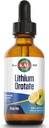 KAL Lityum Orotate Dropins, Chelated | Mood & Relaxation Support | Natural Lemon Lime Flavor | 2oz, Approx. 60 Serv.