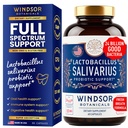 Lactobacillus Salivarius Probiyotik - 24bn CFU L Salivarius Diş Probiyotikleri Diş ve Gums - Yetişkinler için Kötü Nefes Tedavisi, Immune Support, Digestive Health - 60 Oral Probiyotik Capsules