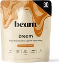 Beam Dream Sleep Toz, L-Theanine, Apigenin, Reishi ve Magnezyum, Üçüncü Parti Derin Uyku, Rahatlama ve Kurtarma için Doğal Uyku Desteği Test Edildi, 30 Hizmet
