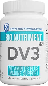Συστηματικές Φόρμουλες DV3 BioNutriment Vitamin D3 Plus Ανοσολογική Υποστήριξη