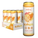 MITRA-9 İçecek Botanikleri - Tatlı Dreamsicle Sparkling Kava Drink With Kava Root Extract - Mood Advancedr - Plantive - Doğal Calm & Clarity (12 Fl. Oz) (12)