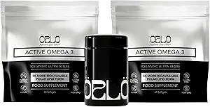 Orlo Omega 3 – Vegan Omega-3 συμπλήρωμα (EPA & DHA) – Επιπλέον δύναμη ιχθυέλαιο & κριλ Εναλλακτική από το λάδι άλγης (120 Mini Burpless Softgels Kit)