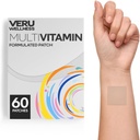 Veru Wellness Multi Vitamin Plus Daily Patch - Time release Self Prestige Patch, 8-10 Hours (60 Count)