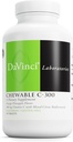 DaVinci Laboratuvarlar Tamamlanabilir C-300 - Destek Immune Health, Cholesterol ve Collagen Production - C vitamini, Pectin ve More - Gluten-Free - Orange Pineapple Flavor - 90 Vegetarian Tabletler