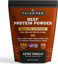 Paleo Pro 26G sığır proteini Toz - Grass Fed Protein Toz Isolate - Pure Animal Based Pastured & Cage-Free | Dairy & Gluten Free, Natural & Clean Proteins for Paleo & Keto - 15 Days Supply Vanilla