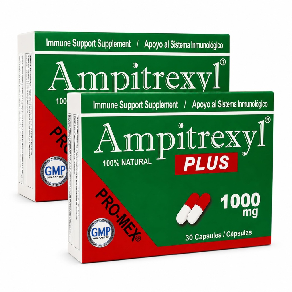 Ampitrexyl Plus Antioxidant Capsules, 1000 mg, 30 Capsules Each, Pack of 2