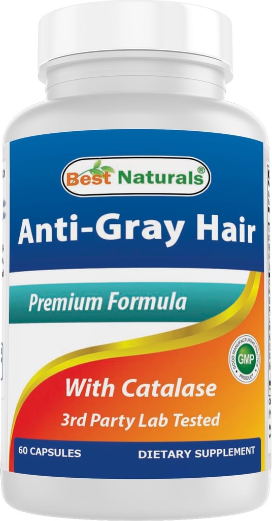 En İyi Doğallar Anti Gray Saç Formula, 60 Kont