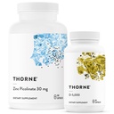 THORNE - Wellness Essentials - Zinc & Vitamin D3 Combo for Immune and Bone Support - 60 to 180 Servings