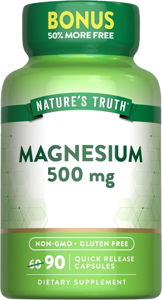 Nature's Truth oxide μαγνήσιο 500mg κάψουλες 