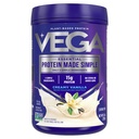 Vega proteini Basit Protein Tozu, Vanilla - Stevia Free, Vegan, Plant bazlı, sağlıklı, Gluten Free, Pea proteini for Women and Men, 9.2 oz (Pazar May Vary)