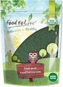 Yiyecek to Live Organic Chlorella Toz, 8 Ounces – Non-GMO, Kosher, Raw Green Algae, Vegan Superfood, Bulk, Pure Vegan Yeşil Protein, Vitaminler ve Mineraller için Zengin, İç Hücreler için Büyük, Kırık Hücre Duvarlar, Büyük