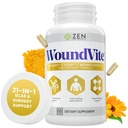 Zen Nutrients YaraVite Pre & Post Surgery Support, Scar & Yara Bakımı, Scar Treatment, Plastik & General Surgery, Heal Faster & Aids in Recovery Time w/Bromelain, Turmeric & Arnica - 60 Vegan Caps
