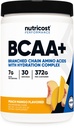 Nutricost BCAA + Hydration Toz (Peach Mango) 30 Hizmet - Hydration Complex - Gluten-Free, Non-GMO