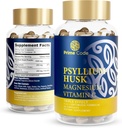Πρωτεύων Κώδικας [ 3 σε 1] Κάψουλες Psyllium Husk με Κιτρικό Μαγνήσιο και Βιταμίνη C 
