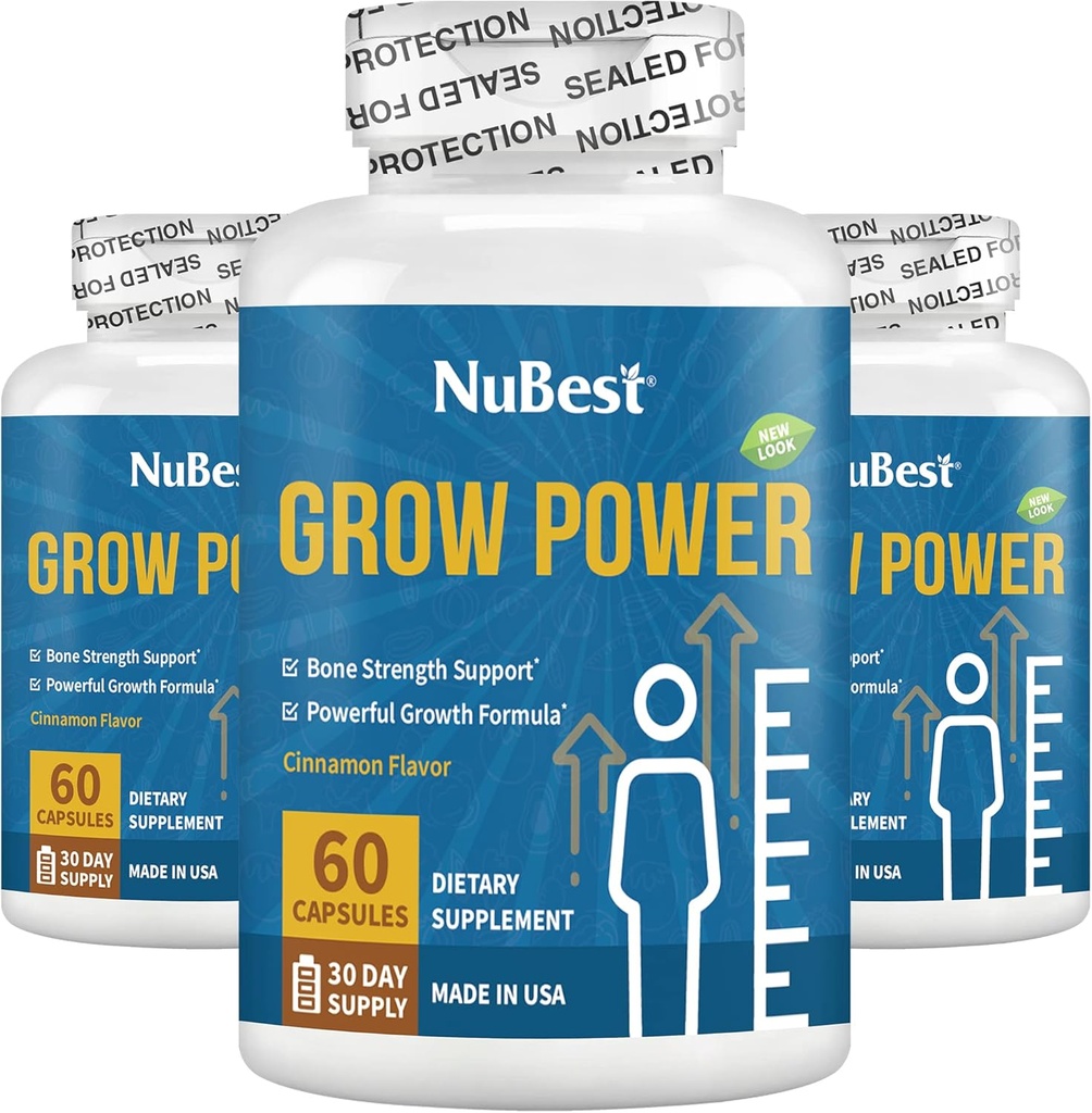 NuEn İyi Yetiştirici Güç - Kalsiyum Tamamı - Vitamin D3, B6, çinko, Phosphorus ve Multivitamin Güçlü Kemikler için Genel Sağlık 10+ | Paket 3