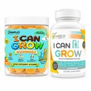 I CAN Grow Siblings Bundle | Growth Gummies for Kids 2–9 + Day-Time Formula for 10 & Up | Kids Growth Support, Bone Development, Immune Support, Amino Acids, Calcium, Vitamin D3, K2 & Zinc