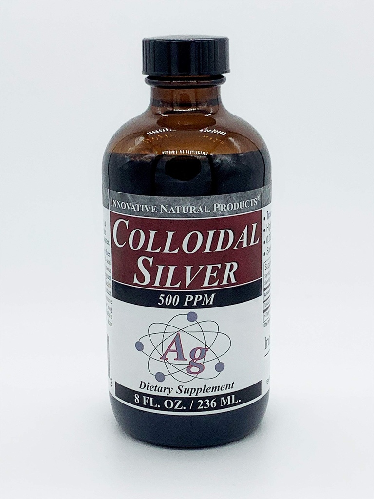 Colloidal Silver High Potency 500 ppm 8 Ounces
