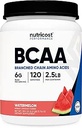 Nutricost BCAA Toz 2:1 (Watermelon, 120 Hizmet) - Gluten Free, Non-GMO, Vegetarian