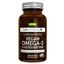 Igennus Vegan Omega-3 Natural Triglyceride Algae Oil, DHA & EPA Fatty Acid Supplement, 180 Küçük Yumuşakgels with Astaxanthin, Easy-to-Swallow, Pure & Sustainable, 90 Servisler