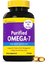 InnovixLabs Purified Omega 7 Supplement - 210 mg Omega-7 Palmitoleic Acid, Fish Oil for Μεταβολισμός & Τριγλυκερίδια Υποστήριξη, Απαραίτητα Λιπαρά Οξέα, IFOS Εγκεκριμένα, 30 Softgels