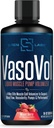 Vaso-VOL Liquid Muscle Pump Volumizer with Agmatine Sulfate - Pre Workout for Men to take Your Workouts to The Next Level with Vascularity and Performance (Mixed Berry)