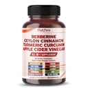 Berberine Cinnamon Apple Cider Vinegar Turmeric - Overall Wellness Support