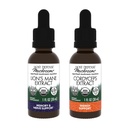 Host Defense Sche with Lion's Mane Extract, 1 fl oz & Cordyceps Extract, 1 fl oz - Support Brain Health, Memory & Focus - Immune & Energy Support Supplement*