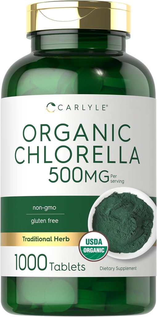 Δισκία Carlyle Chlorella Organic 500 mg 