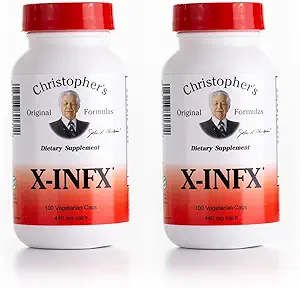 Christopher's Original Formulas X-INFX Formula, Natural Immune Support, 2 Pack, 100 Caps Each
